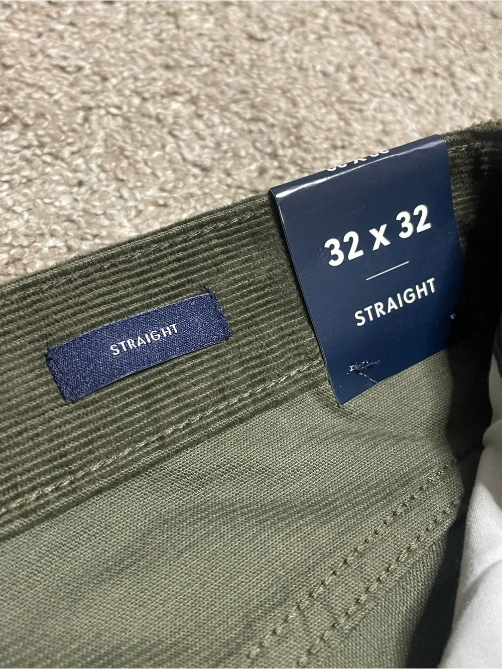 NWT J. Crew Flex Straight Corduroy Pants Men’s 32x32